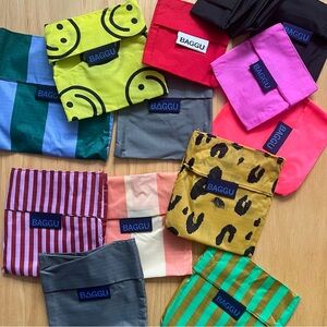 BAGGU multiple various sized bag pouches (13)